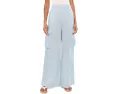 Брюки карго Pinstripe Linen Wide-Leg Lauren Ralph Lauren из льна в полоску