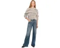 Свитер Madewell Fawn Open Stitch с полосками и ажурной вязкой