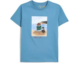 Футболка Polo Ralph Lauren Kids с медведем Polo Bear из хлопкового джерси