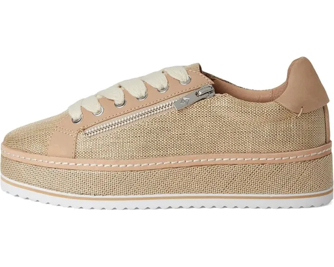 Кроссовки Donald Pliner Dew из мягкой кожи и рафии на платформе с памятью формы