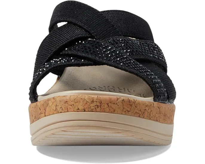 Bzees Сандалии Reign Wedge с пробковым клином и поддержкой свода стопы