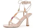 Босоножки Majorca Wrap Sandals 85 на шпильке с запахом и разноцветными камнями
