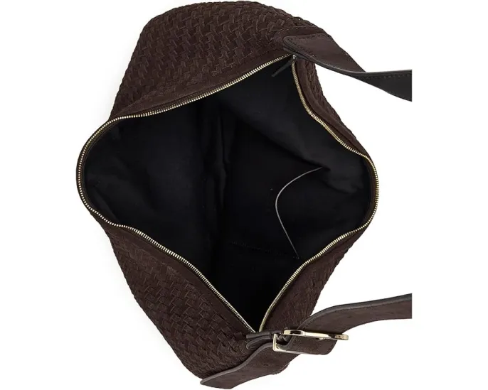 Сумка The Essential Curve Shoulder Bag из замши Madewell