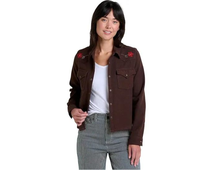 Рубашка Toad&Co Conifer Western в стиле вестерн с длинным рукавом