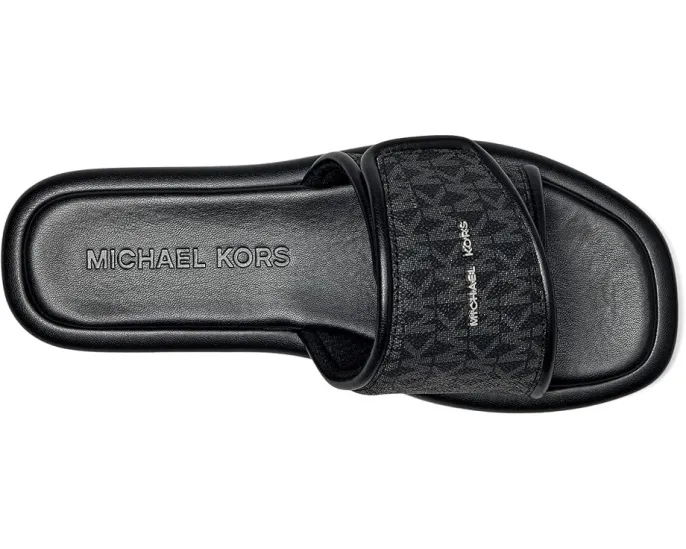 Сланцы Suki Flat с квадратным носком и регулируемой застежкой MICHAEL Michael Kors