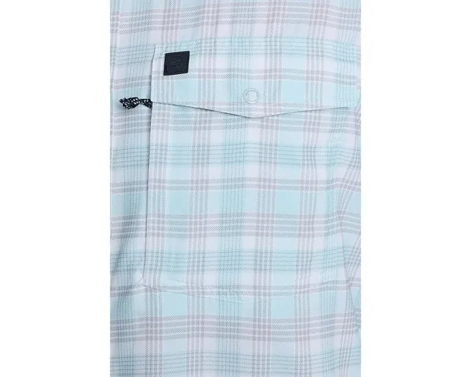 Рубашка Vineyard Vines Permit Plaid Performance Harbor из перфорированной ткани