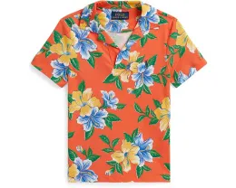 Детское поло Polo Ralph Lauren с цветочным принтом