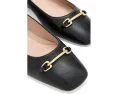 Cole Haan балетки Go-to Verley Horsebit из черной кожи