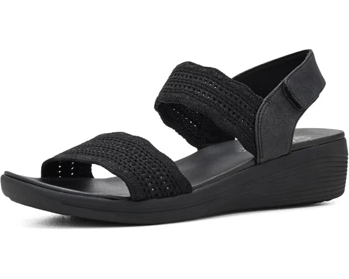 Сандалии SKECHERS Arya Favorite Finds с металлическим отливом и стелькой Luxe Foam