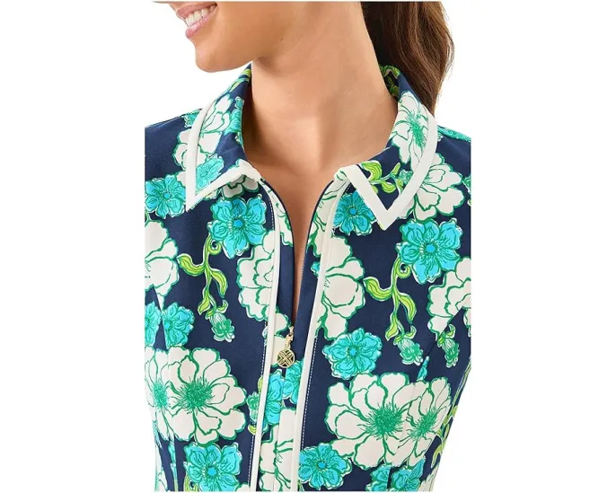 Платье для гольфа Lilly Pulitzer Kathy с короткими рукавами и защитой UPF 50+