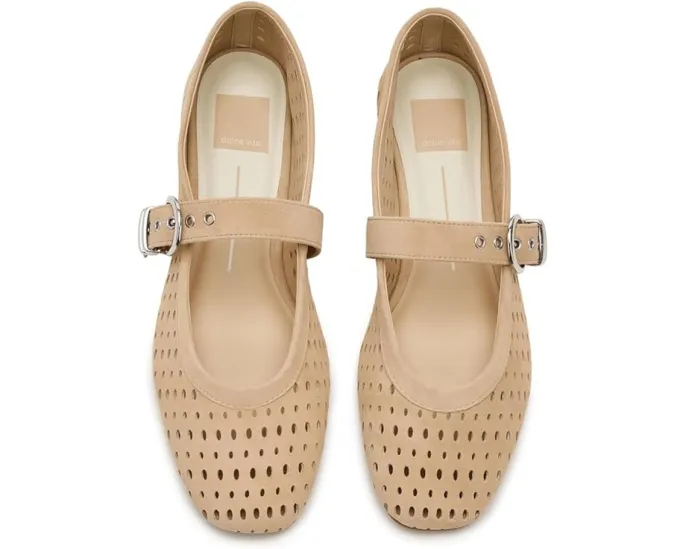 Балетки Dolce Vita Mikel с перфорированным верхом из замши