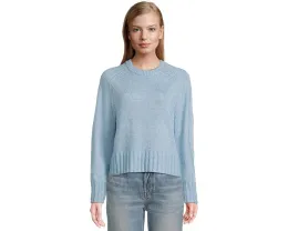 Свитер Saddle Sleeve с круглым вырезом из новой люксовой смеси с кашемиром