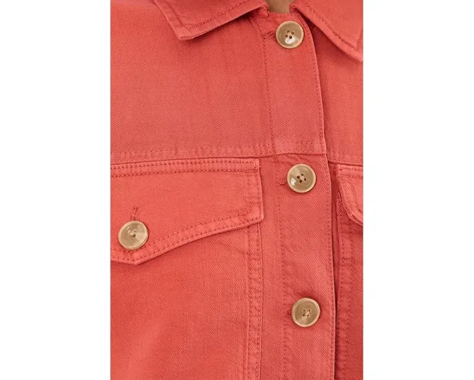 Укороченная джинсовая куртка Liverpool Los Angeles oversize из мягкой ткани