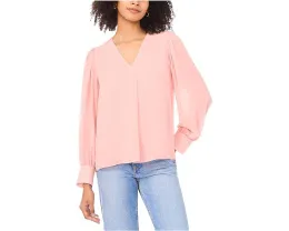 Блуза с V-образным вырезом и длинным рукавом Vince Camuto