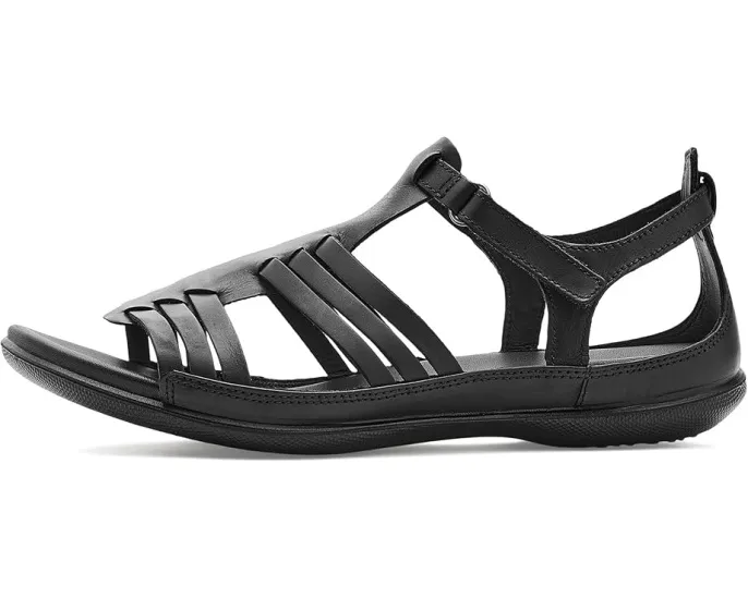 Гладиаторские сандалии ECCO Flash Huarache из мягкой кожи с регулируемой лямкой на щиколотке