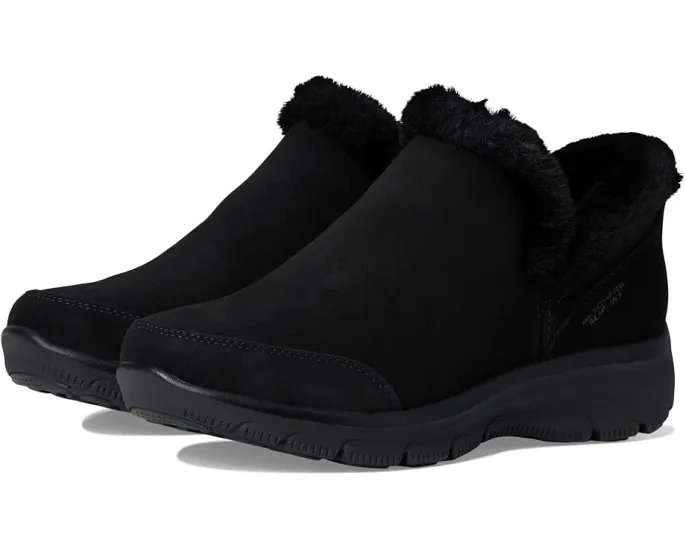SKECHERS Easy Going ботинки без шнуровки с искусственным мехом и стелькой Air-Cooled Memory Foam