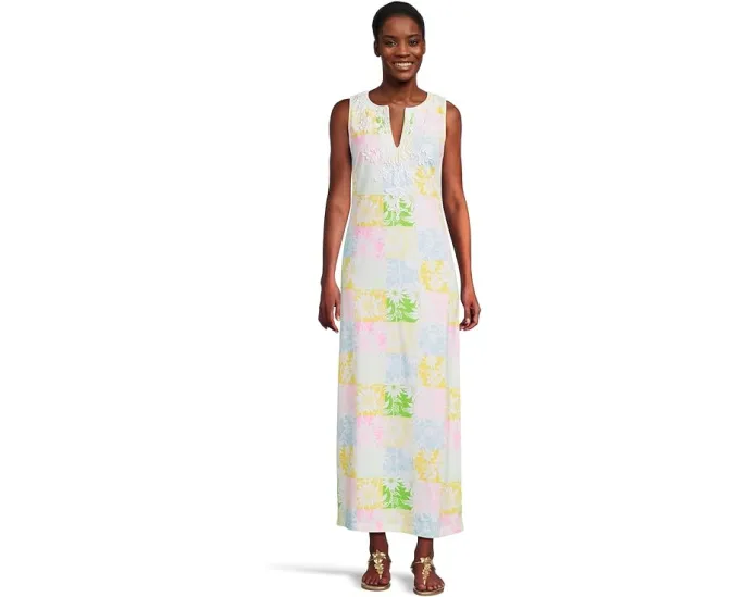 Lilly Pulitzer Макси платье Raina с разрезом сзади