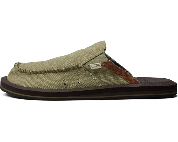 Сланцы Sanuk You Got My Back Soft Top Hemp из конопли с мягким верхом