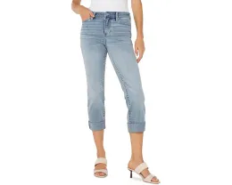 Джинсы Liverpool Los Angeles Charlie Crop Wide с закатанным краем и посадкой мид-райз