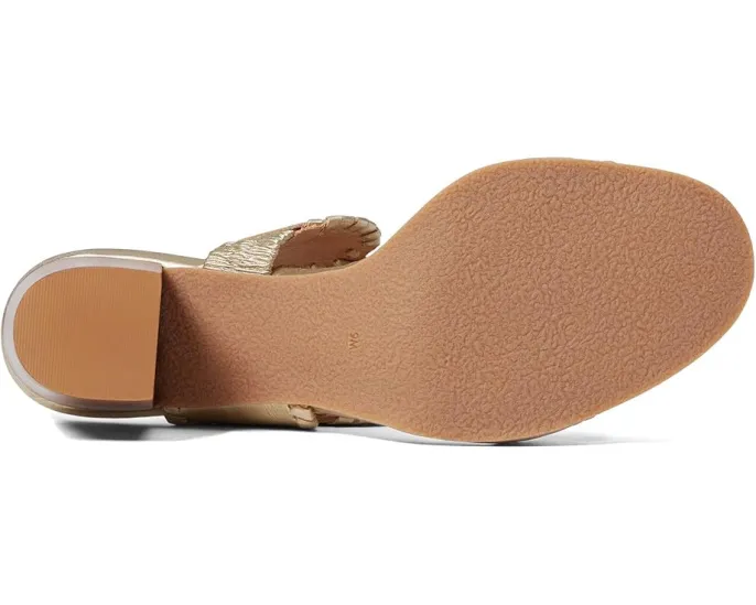 Босоножки Jack Rogers Lauren на среднем каблуке с плетеным верхом