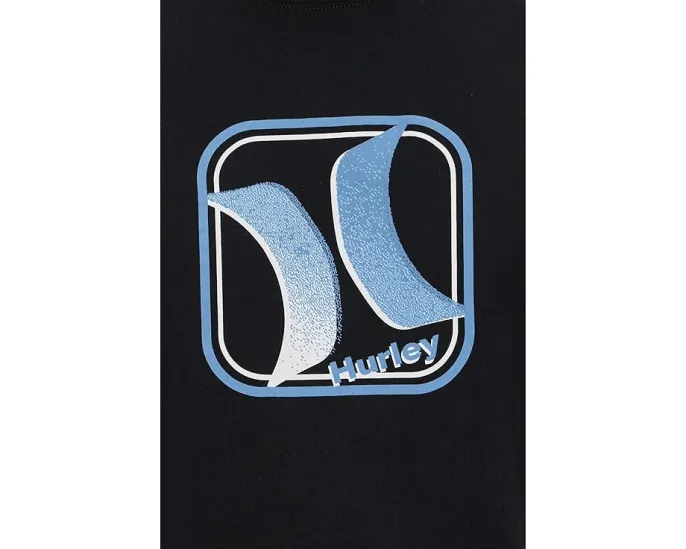 Футболка Hurley Iconic с коротким рукавом и принтом спереди