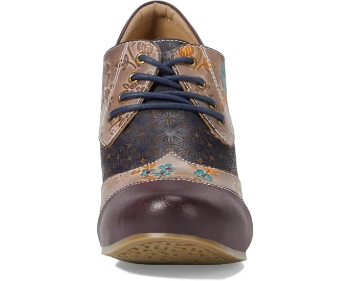 Ботильоны L'Artiste by Spring Step Adelvice-Fleur с ручной росписью и шнуровкой
