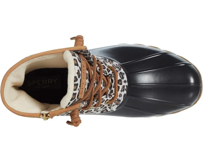 Водонепроницаемые сапоги Sperry Saltwater с принтом под животное