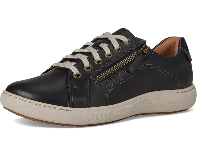 Кроссовки Clarks Nalle Lace с кожаным верхом и боковой молнией