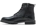 Мужские кожаные ботинки Steve Madden Rydder с боковой молнией и круглым носком