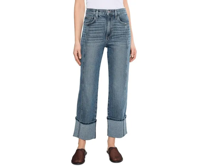 Джинсы Joe's Jeans The Margot с манжетами и высокой талией