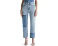Джинсы AG Jeans Brinley с завышенной талией и прямым кроем в цвете Carpinteria