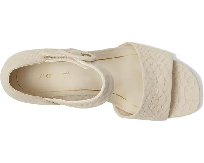 Босоножки VIONIC Chardonnay Strappy с поддержкой свода стопы и квадратным открытым носком