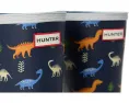 Детские резиновые сапоги Hunter First Classic с блестками и полоской