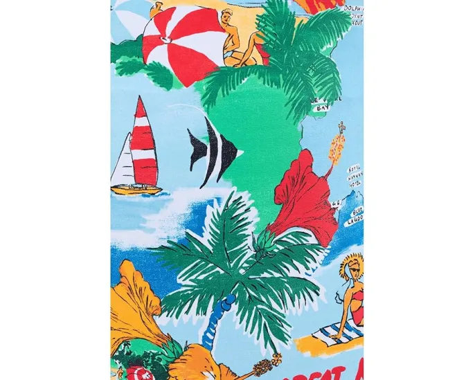 Купальник цельный Seafolly Viva Vacation с квадратным вырезом и регулируемыми бретелями