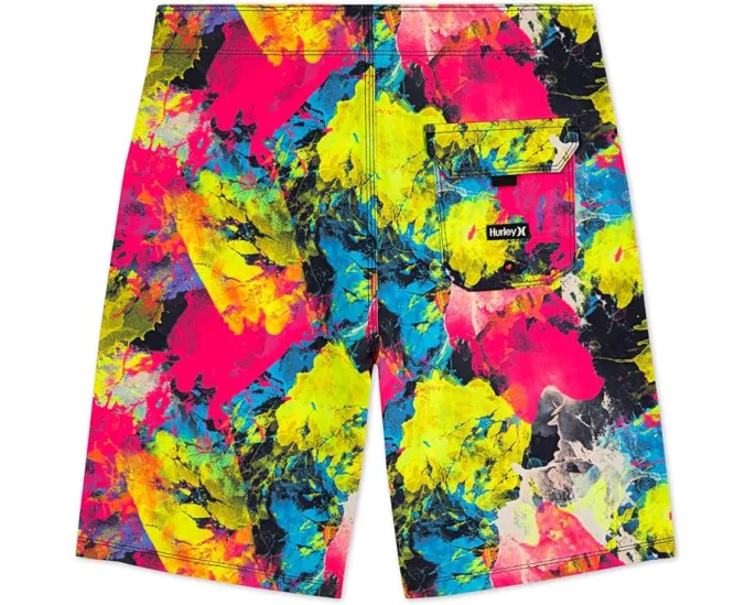 Шорты Hurley Kids Watercolor Splash с четырехсторонним растяжением