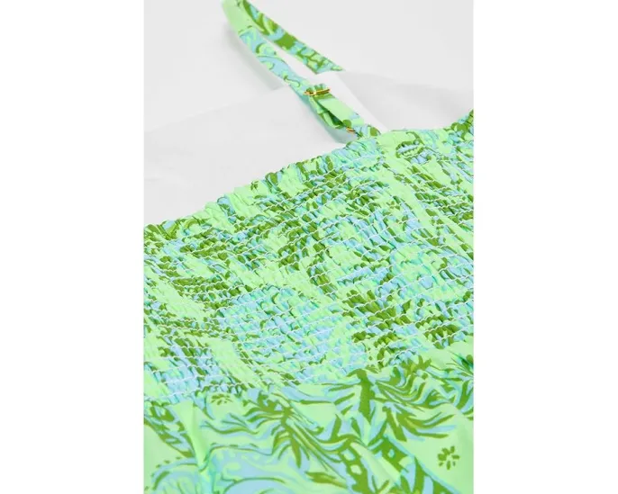 Платье Lilly Pulitzer Mini Shelli для девочек с квадратным вырезом