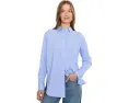 Рубашка Petite Striped Cotton Broadcloth Lauren Ralph Lauren из хлопка в полоску