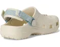 Детские сабо Crocs Kids Classic с ремешком и джинсовым принтом