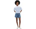 Футболка Boxy Tee Stripe Madewell в полоску