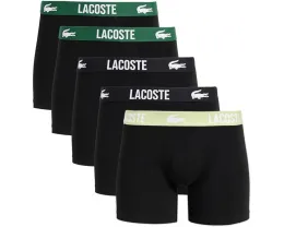 Набор из 5 боксеров Lacoste с удлиненной ластовицей и жаккардовым поясом