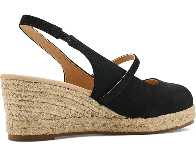 Туфли-платформы Asmyna от Journee Collection с клиновидным каблуком 3 дюйма