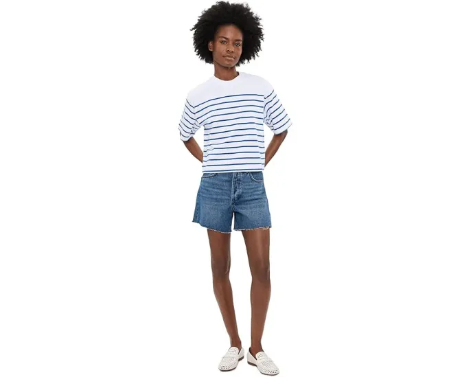 Футболка Boxy Tee Stripe Madewell в полоску