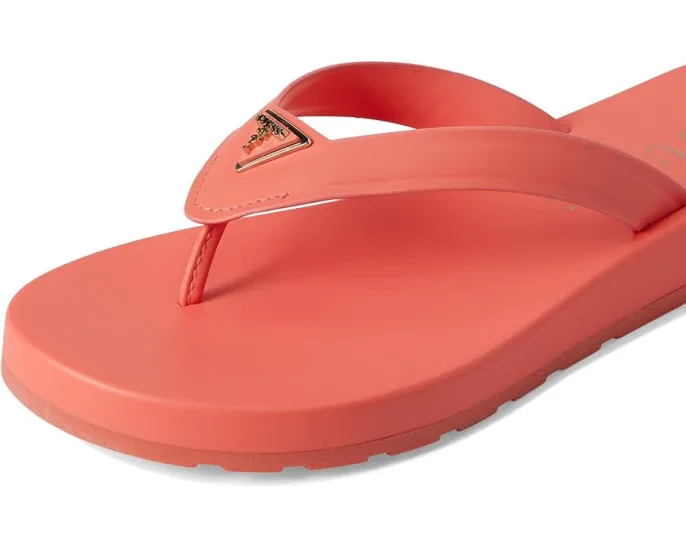 Шлепанцы GUESS Candry с ремешком и стелькой из полиуретана