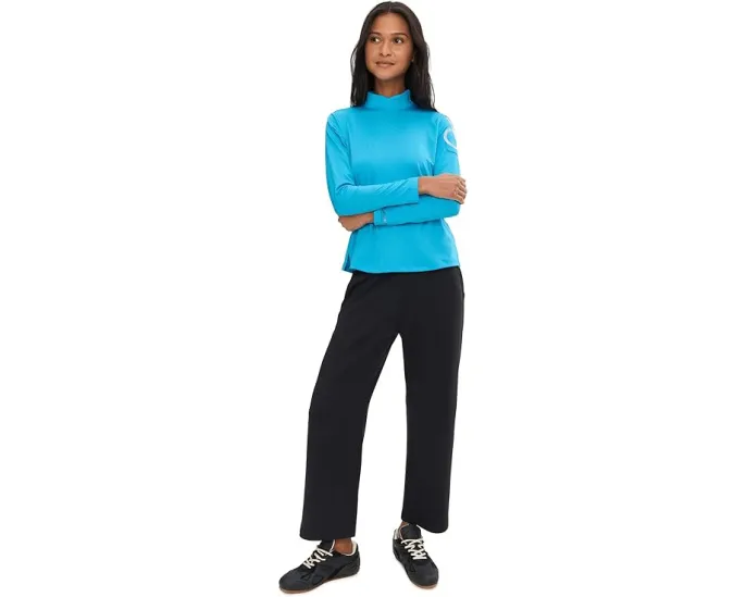 Верхний слой с перекрестным воротом-стойкой Sunsense Crossover Mock Neck от Jamie Sadock