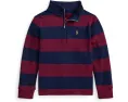 Поло с капюшоном в полоску из хлопкового интерлока Polo Ralph Lauren Kids для малышей и детей