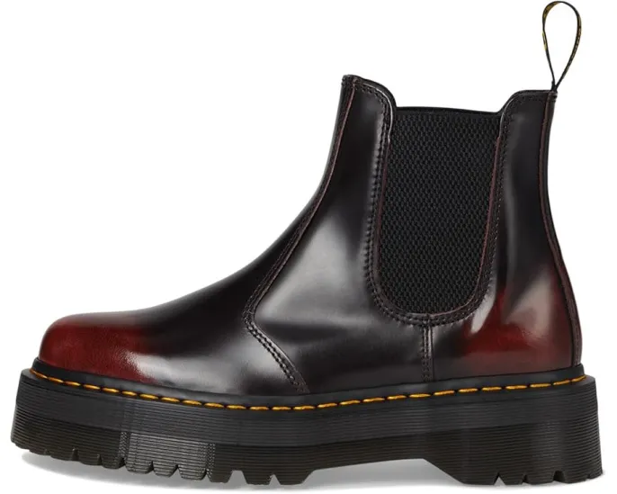 Кожаные челси Dr. Martens 2976 Quad с эффектом потертости и подошвой Quad