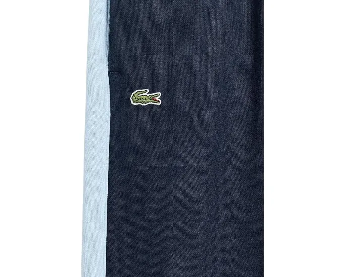 Детские спортивные брюки Lacoste Color-Block с контрастными вставками