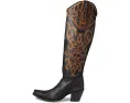 Высокие сапоги Corral C4092 с вышивкой и заклепками на молнии