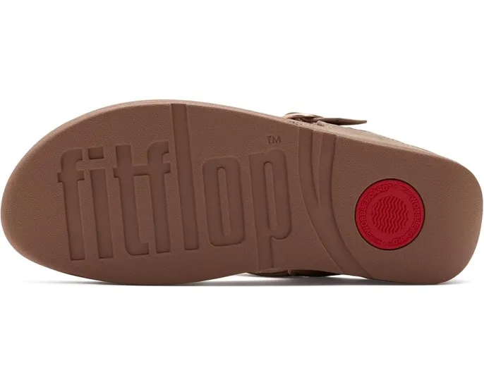 FitFlop Сандалии Lulu из замши с пряжкой и перемычкой