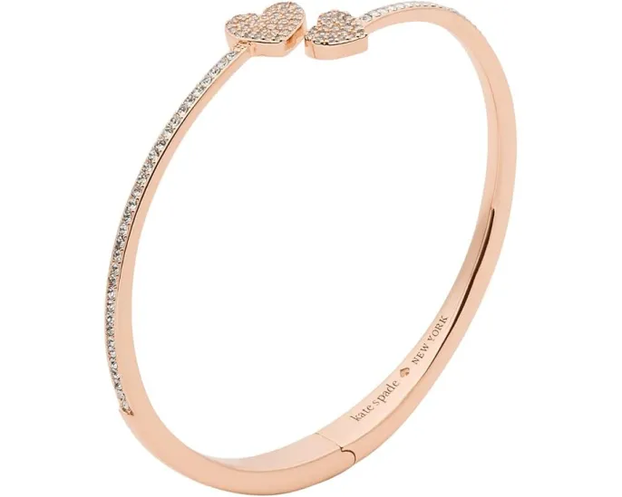 Браслет-манжета Kate Spade New York Yours Truly Pave Open Hinge Cuff